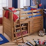 Austin Twin Loft Bed (1-bx 618-963r, 1-bx 618-sp33)