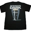 GUINNESS "NOT AFRAID OF DARK" 2-SIDED T SHIRT