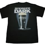 GUINNESS NOT AFRAID OF DARK 2-SIDED T SHIRT