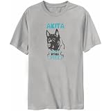 T-Shirt Silver Gray  Akita ... Like No Other Breed !  Dog