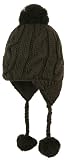 Barts Kids Cable PomPomPom Hat, Brown