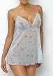 Hanky Panky Sandy Garden Babydoll with Matching Thong Sleepwear