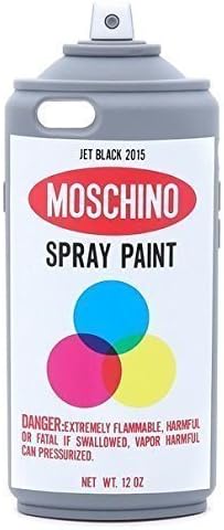 kangweichuang Iphone 7 Spray Paint Bottle Case,3D Moschino Color Graffiti Spray Paint Bottle Back Cover Back Cover Soft Silicone Case for Apple iPhone 7/7s