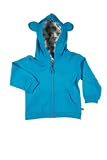 Green Baby Long Sleeve Hooded Zip Top (0 - 3 Months, Blue)