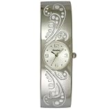 Henley Glamour - H07013.1 - Montre mode Femme - Quartz analogique - Acier inoxydable - couleur émail blanc fleuri - Boîte fantaisiste