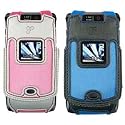 Flip Style Case with Black and Color Swivel Belt Clip for Motorola RAZR V3XX Cell Phone
