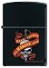 Black Marines Skull With Ribbon Zippo Lighter
