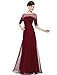 Ever Pretty Lace Illusion Half Sleeve Elegant Evening Dress/Prom Gown 08459