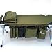 Earth Products Jamboree Military Style Folding Cot with Free Side Storage Bag System and Pillow (Green)