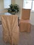 Set of 8 Micro Suede Dining Wedding Chair Covers - Color Wine