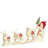 Department 56 Snowbabies On Cupid On Donder On Blitzen