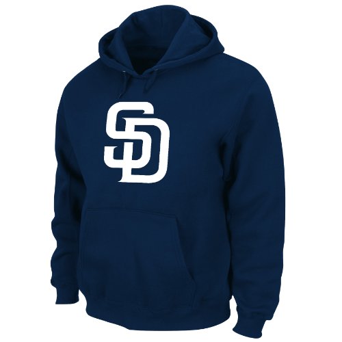 MLB San Diego Padres SuedeTek Hoody, ATHLETIC NAVY, Large On Sale