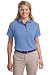 Ladies Pinpoint Knit Sport Shirt