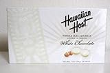 Hawaiian Host WHOLE MACADAMIAS COVERED IN PREMIUM WHITE CHOCOLATE BOX NET WT 7 OZ (198 g)