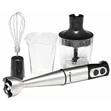 Bestron - AYW1123 - Mixeur Plongeur 3 en 1 - 500 W - Noir / Inox