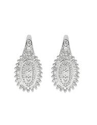 Diamond Fashion Oval Earrings 3/4ctw