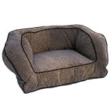 Med Pet Sofa With Accent Cording - Maze/Black