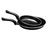 Premier Housewares - Poêles - Noir - Lot de 2 (Import Grande Bretagne)