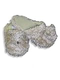 Empress Arts - Toddler Girls Open Back Fuzzy Animal Slipper, Tan