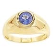 14K Yellow Gold Man's Tanzanite Ring