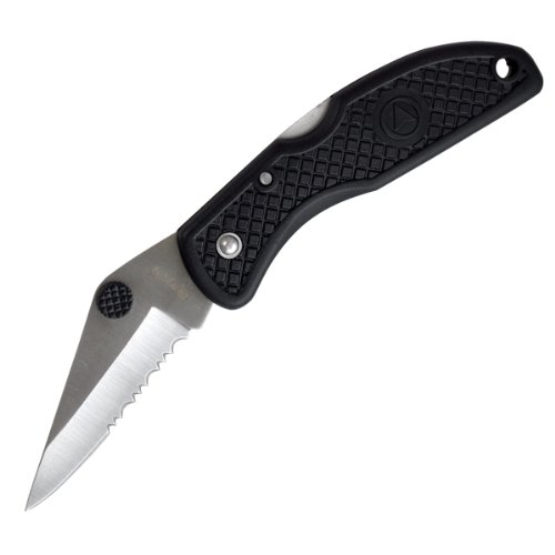 Fury Mighty III Folding Pocket Knife with Nylon Copolymer Handle, 4-Inch Closed, Black with Clip Fury Mighty III Folding Pocket Knife with Nylon Copolymer Handle, 4-Inch Closed, Black with Clip
