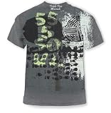 BeWild, Triple Five Soul - Triple Five Soul "Wacky Fish Journal" T-Shirt (Charcoal)