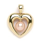 Freshwater Pearl Pendant in 14K Yellow Gold