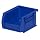 Akro-Mils 30210 Plastic Storage Stacking Hanging Akro Bin, 5-Inch by 4-Inch by 3-Inch, Blue, Case of 24