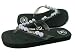 Volleyball charms 3 dimensional themed heavy duty flip flop sandals women's Sizes wit...