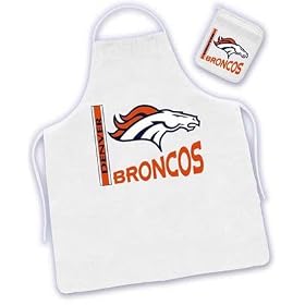 Denver Broncos Apron and Mitt Set by -