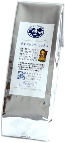 【ニュアージュ／ハーブティー】　チェストツリーミックス　　茶葉　　袋入　３０ｇ