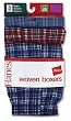 Boys Hanes 3 Pair Tartan Boxers Underwear Asst Plaids - B841WF