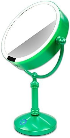 Modern Mirror LED Lighted Makeup Mirror, Green, 5 Count by Modern Mirror