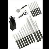 Ginsu Black 20-pc. Cutlery Set with Block