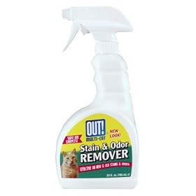 OUT! Cat Urine Stain & Odor Remover Spray