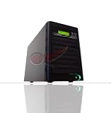 Buyduplicator 1 to 3 Target DVD Cd Duplicator with Dvdrw Burners Athena Duplication Controller, Standalone Copier Dvd Recorder Black