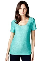 Per Una Ditsy Floral Rippled Top