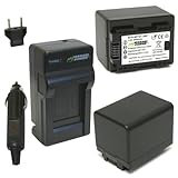 Wasabi Power Battery and Charger Kit for Canon BP-727 and Canon VIXIA HF R30, HF R32, HF R300, HF M50, HF M52, HF M500, HF R40, HF R42, HF R400