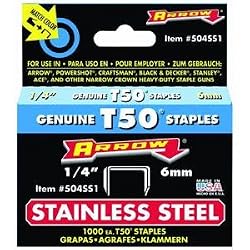 Arrow Fastener 504SS1 Stainless Steel Staple