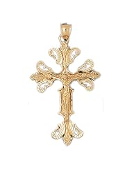 CleverEves 14k Gold Pendant Cross 8.6 - Gram(s)