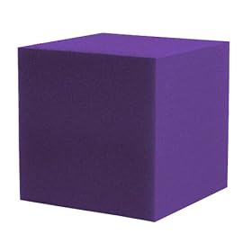 Auralex 12CUBEPUR 12 CornerFill Cube; 2- 12x12x12 Pieces in Purple by 