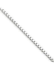 Sterling Silver 1.4mm Box Chain