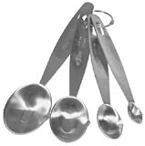 World Kitchen #1065226 4PC Stainless Steel Meas Spoon Set