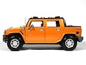2004 Hummer H2 SUT diecast model car 1:18 scale die cast by Maisto - Orange