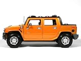 2004 Hummer H2 SUT Diecast Model Orange 1:18 Die Cast Car by Maisto