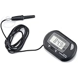 CNZ Digital LCD Thermometer for Aquarium Fish Tank Vivarium Reptile Terrarium