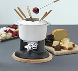 Cuisinart Classic Entertaining Collection 12-Piece Cast Iron Fondue Set-White