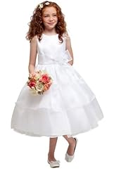Girls Tea Length Pageant Dress 