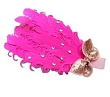 ベビー　キッズ　カチューシャ　ヘアアクセサリー　ヘアバンド　羽　髪飾り　かわいい　ホットピンク