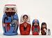 Baby Jesus Russian Nesting Doll 5pc./4